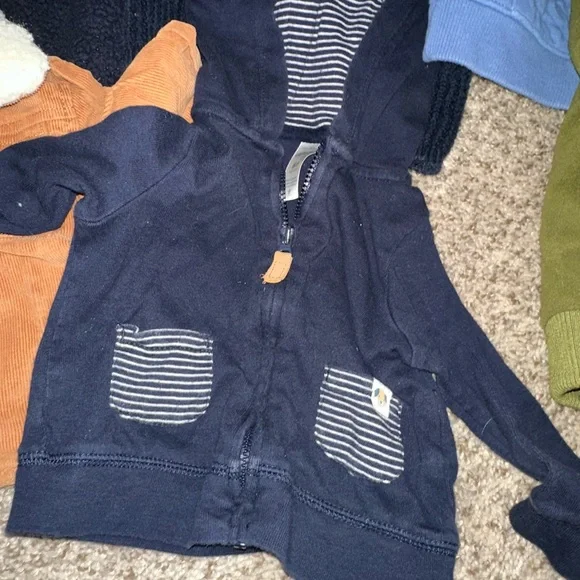 Baby Boy 6 month Sweater and Jacket Bundle 6 Pieces - Picture 4 of 4